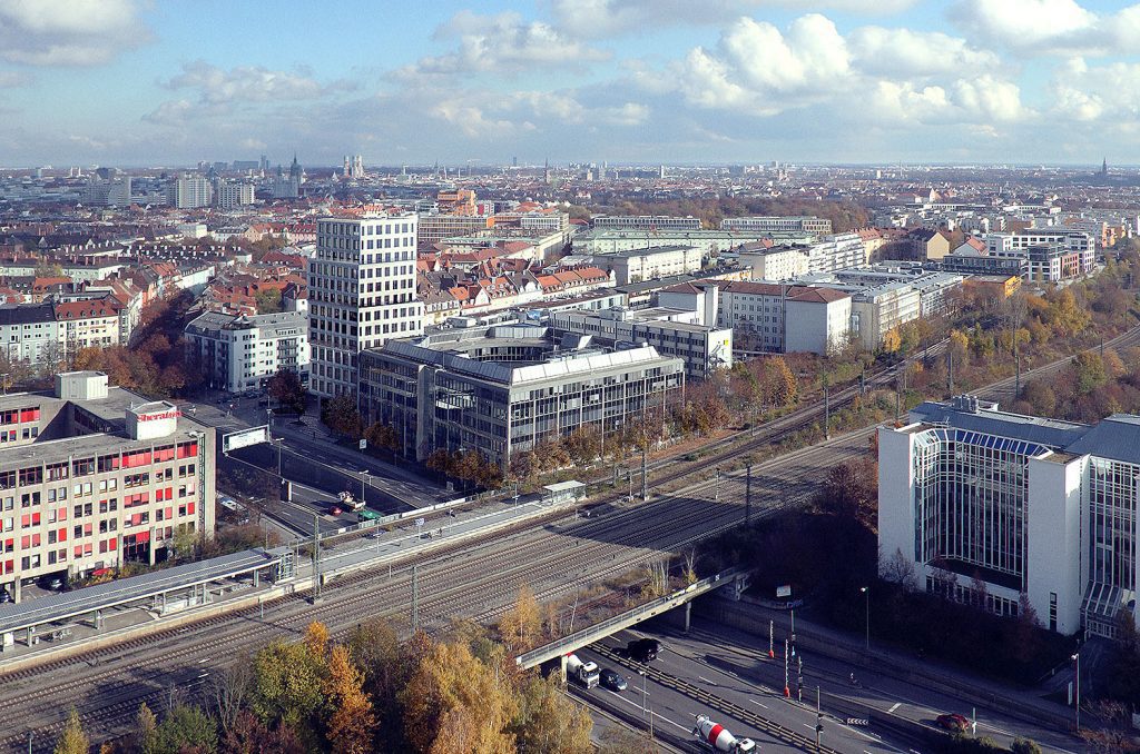 Rendering office aerial