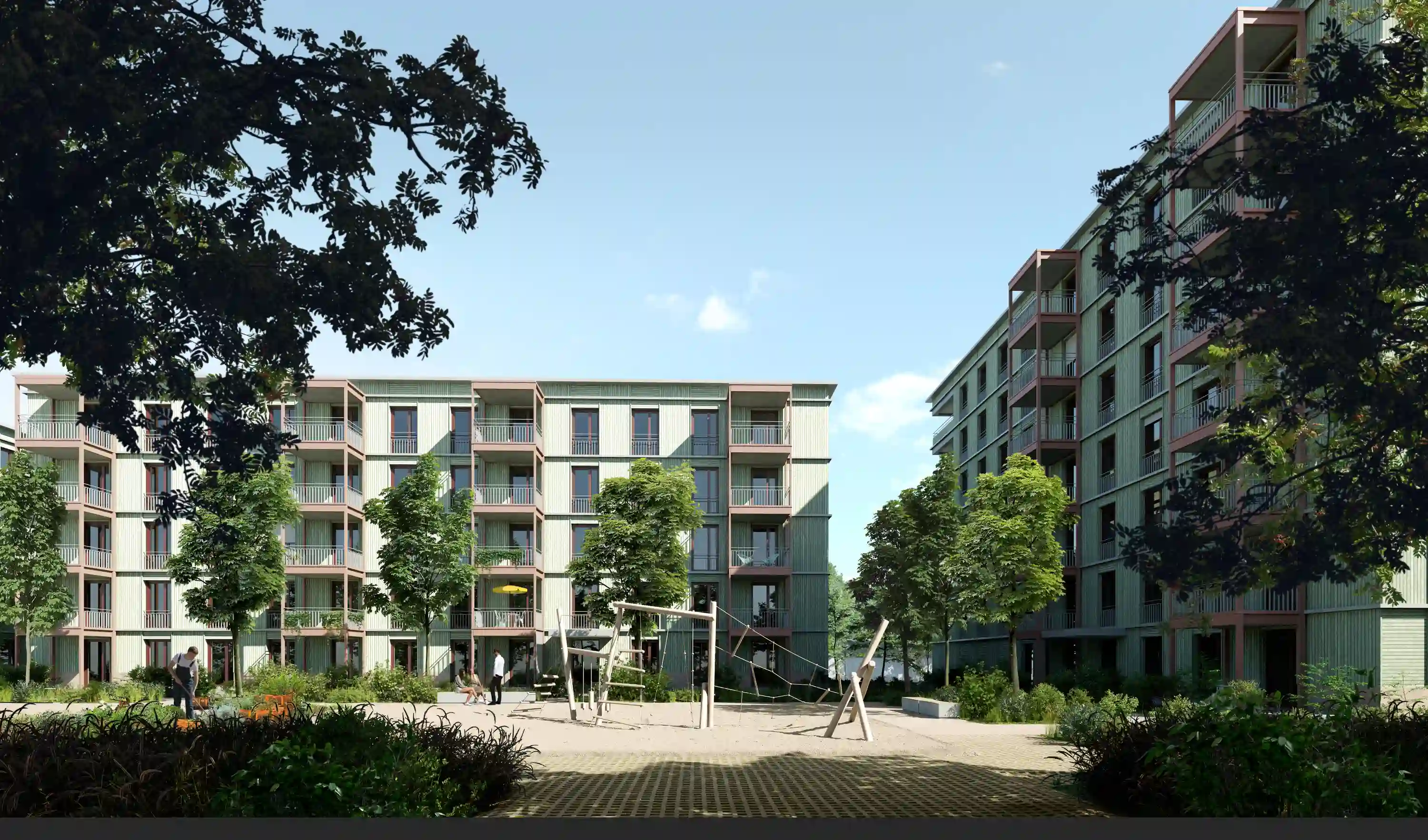 Rendering Wohnungsbau München